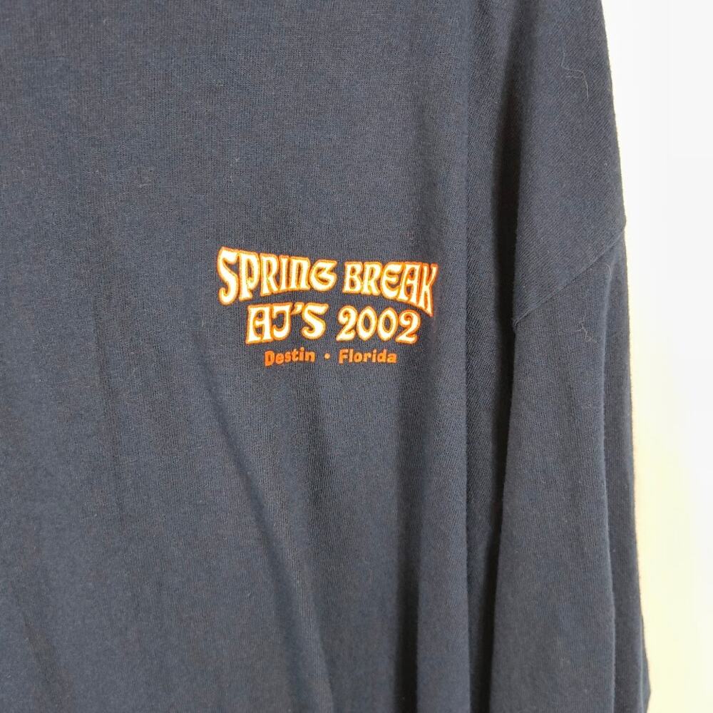AJ's Club Destin Florida XL 2002 Spring Break Long Sleeve Alstyle - Picture 2 of 6